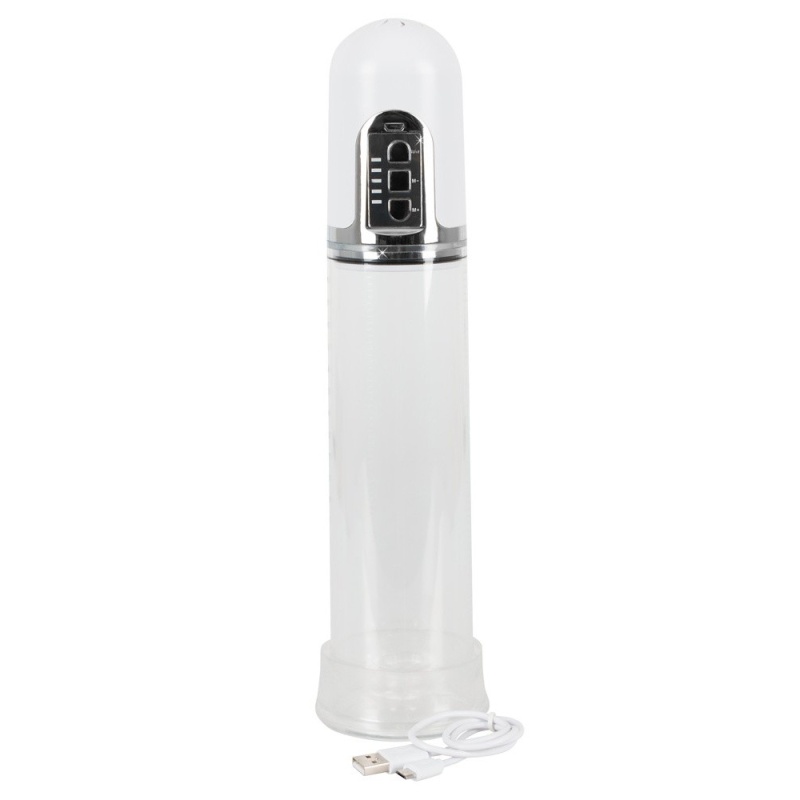 Automatyczna pompka próżniowa Rechargeable Pump z przezroczystym cylindrem ze skalą i regulacją podciśnienia, 32 cm - 8