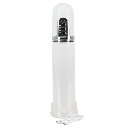 Automatyczna pompka próżniowa Rechargeable Pump z przezroczystym cylindrem ze skalą i regulacją podciśnienia, 32 cm - 8