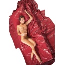 Prześcieradło La Laken dunkelrot 200x230 cm Red - 1