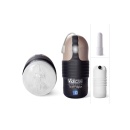 Masturbator Vulcan Tight Vagina Vibrating – przezroczysty, elastyczny tunel z pociskiem wibracyjnym o 6 trybach, długość 15 cm - 1