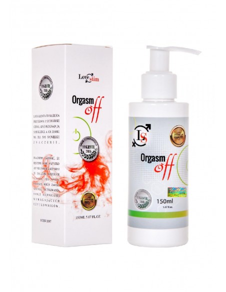 Żel na opóźnienie wytrysku ORGASM OFF 150 ml - Środki na opóźnienie wytrysku - 2