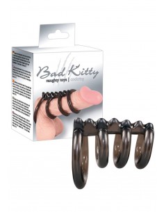 4-Częściowy Pierścień erekcyjny Bk 4 Rings - Pierścienie erekcyjne niewibrujące - 1 2