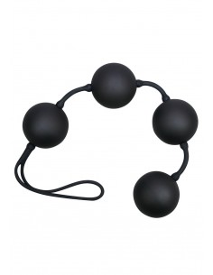 Kulki Gejszy Velvet Black Balls - Kulki analne, koraliki analne - 1