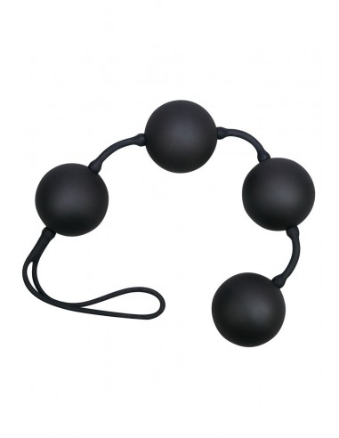 Kulki Gejszy Velvet Black Balls - Kulki analne, koraliki analne - 1