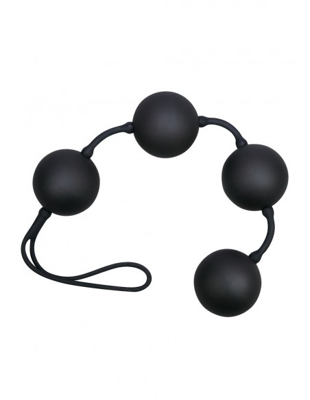 Kulki Gejszy Velvet Black Balls - Kulki analne, koraliki analne - 1