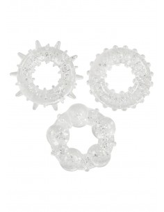 Zestaw pierścieni erekcyjnych Stardust Rings 3 szt. - Pierścienie erekcyjne niewibrujące - 1