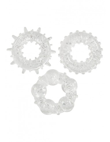 Zestaw pierścieni erekcyjnych Stardust Rings 3 szt. - Pierścienie erekcyjne niewibrujące - 1