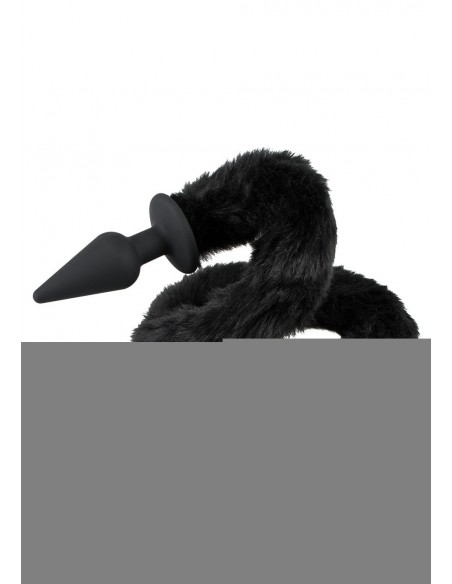 Korek analny Butt Plug Bad Kitty z długim czarnym ogonkiem 60 cm - Korki i Kulki Analne - 2