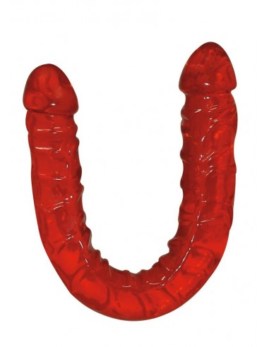 Podwójne dildo Ultra-Dong 43 cm Czerwone - Dilda podwójne - 3