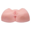 Oxana Pussy and Ass – Masturbator TPR z Kanałem 13 cm, Podwójnym Otworem i Wymiarami 25 × 21 × 9 cm - 1