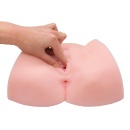 Oxana Pussy and Ass – Masturbator TPR z Kanałem 13 cm, Podwójnym Otworem i Wymiarami 25 × 21 × 9 cm - 6