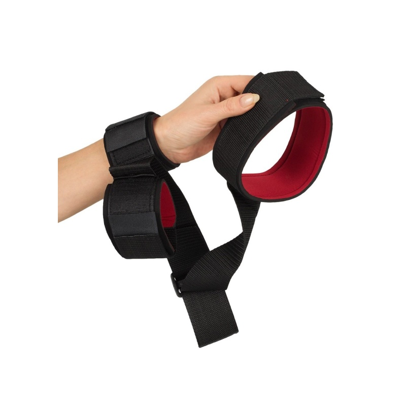 Zestaw Unieruchamiający ORION Sex Restraints – Obroża Szyjna i Kajdanki na Nadgarstki z Miękkim Wypełnieniem, Regulacją Rzepową - 3