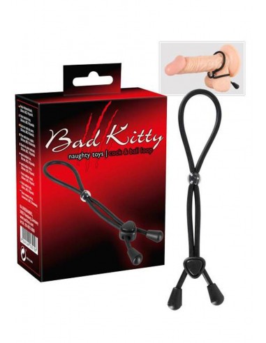 Regulowany Pierścień na Penisa Bk Cock / Ball Loop - Pierścienie erekcyjne niewibrujące - 1