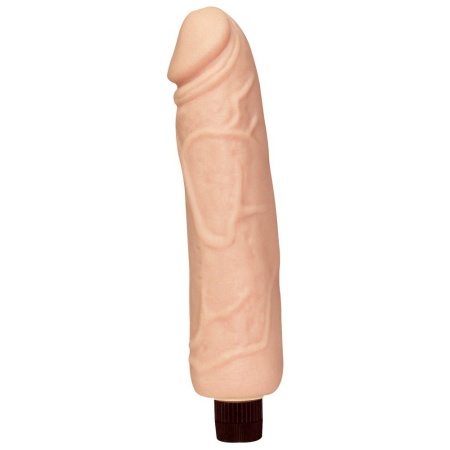 Wibrator realistyczny Smoothy Flexible – elastyczny korpus TPE, bezstopniowa regulacja wibracji, 19 cm - 1