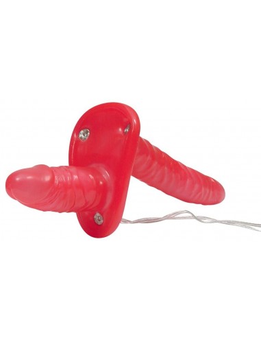 Strapon Bk Vibr.Strap-On Duo - Strap-ony, dilda na pasku z wibracją - 1