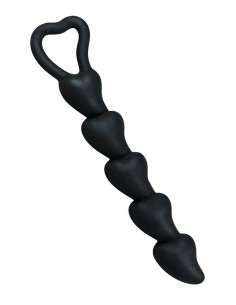 Kulki analne Black Velvets Hearts - Kulki analne, koraliki analne - 1