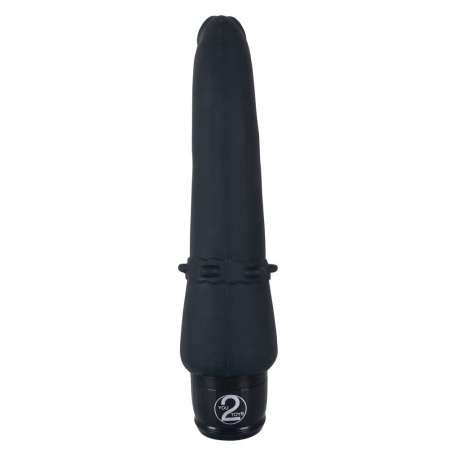 Wibrator analny Classic Silicone Anal-Vibe Black – fakturowany (ząbkowany) wał, 7 programów wibracji, 22 cm długości całkowitej - 4