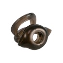 Pierścienie erekcyjne TPR Ring — potrójny zestaw z rowkami stymulującymi, średnice 3,2 / 2,7 / 1,8 cm - 1