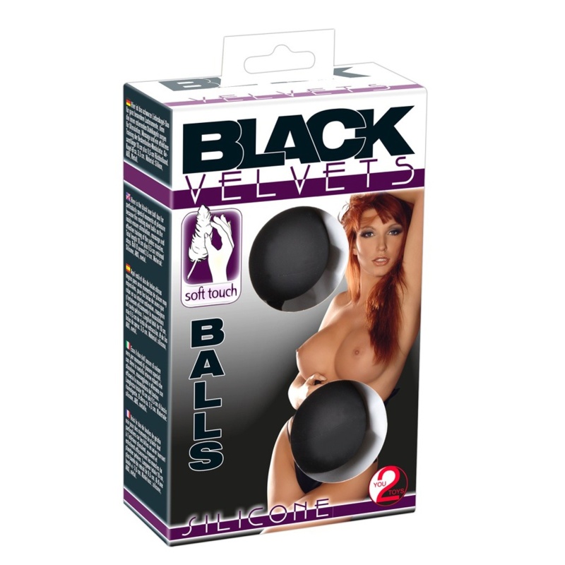 Kulki miłosne The Perfect Balls z obrotowymi obciążnikami i pętlą zwrotną, 19,5 cm, śr. 3,5 cm - 2