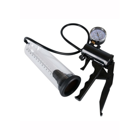 Pompka próżniowa do penisa Stiff & Strong 22 cm z podziałką pomiarową i uchwytem nożycowym - 2