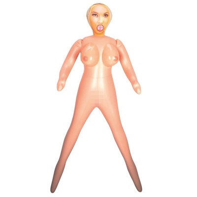 Lalka erotyczna ORION Just Jug's Doll – dmuchana, 3 kanały penetracyjne, 150 cm - 1 2