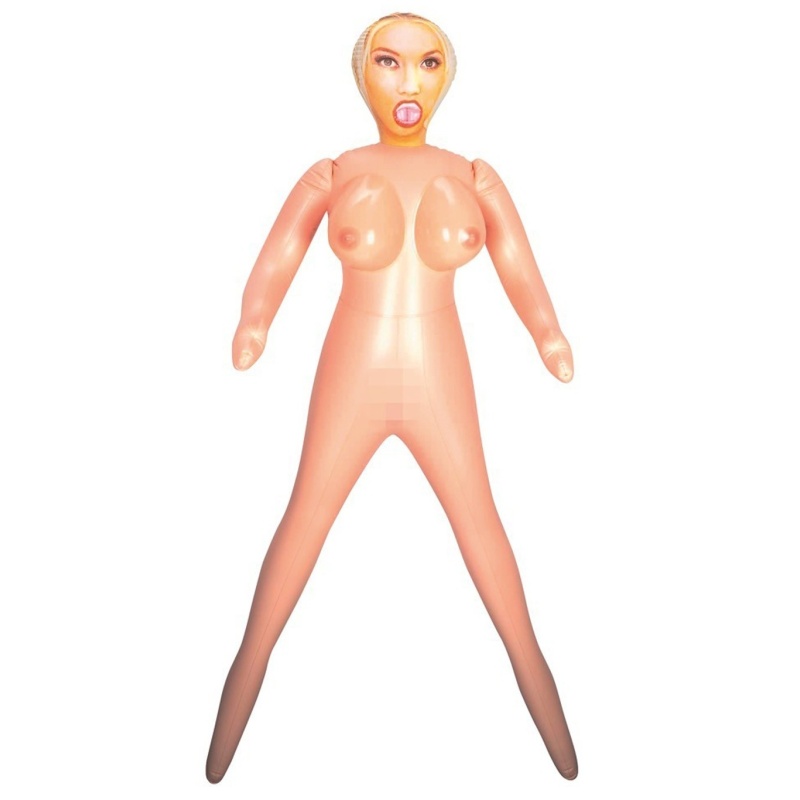 Lalka erotyczna ORION Just Jug's Doll – dmuchana, 3 kanały penetracyjne, 150 cm - 2