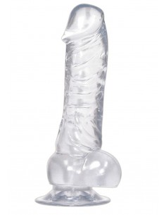 Żelowe Dildo Crystal Clear Dong - Dilda żelowe - 1