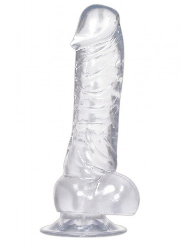 Żelowe Dildo Crystal Clear Dong - Dilda żelowe - 1