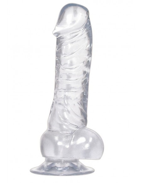 Żelowe Dildo Crystal Clear Dong - Dilda żelowe - 1