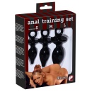 Anal Training Set – Zestaw 3 korków analnych TPR z pierścieniem chwytnym i podstawą ograniczającą (9,5 cm / 10,5 cm / 12,5 cm) - 1