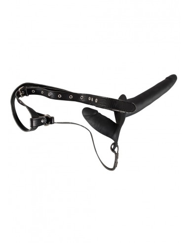 Strapon Double Strap-On - Strap-ony, dilda na pasku bez wibracji - 1