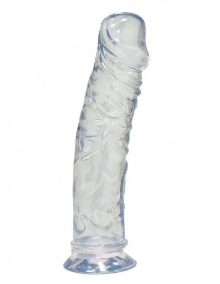Żelowe Dildo Crystal Clear M Dong - Dilda żelowe - 1