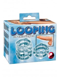 Zestaw pierścieni erekcyjnych 2Er Ringeset Looping - Pierścienie erekcyjne niewibrujące - 1 2