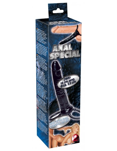 Strapon Anal Special Black - Strap-ony, dilda na pasku bez wibracji - 2