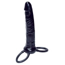 Dildo Anal Special – Nakładka z Pętlą na Penisa i Pierścieniem na Jądra, 16 cm - 1