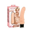 Wibrator Nature Skin Real Vibe – realistyczna struktura TPR, 8 trybów wibracji, długość całkowita 20 cm - 2