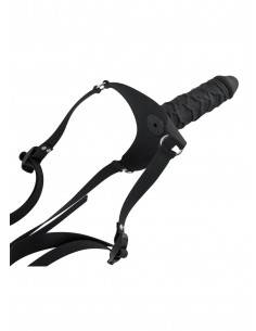 Strapon Silicone Strap-On - Strap-ony, dilda na pasku bez wibracji - 1