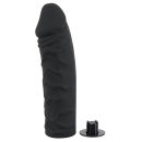 Strap-on silikonowy Silicone Strap-on – regulowana uprząż z metalowymi klamrami, 17 cm, Ø 4,3 cm - 6