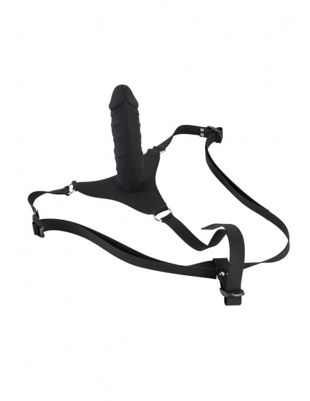 Strapon Silicone Strap-On - Strap-ony, dilda na pasku bez wibracji - 8