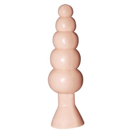 Small Tower – elastyczny, stożkowy, 6-segmentowy gadżet erotyczny, 20 cm, Ø 2–4,5 cm - 1