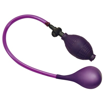 Balon analny Bad Kitty z ręczną pompką i zaworem zwalniającym, długość 8,7 cm, średnica 2,3–9,5 cm - 1