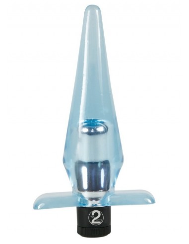 Korek analny wibrujący Anal Blue - Kulki i korki analne wibrujące - 3