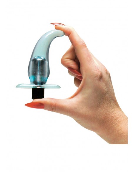 Korek analny wibrujący Anal Blue - Kulki i korki analne wibrujące - 1