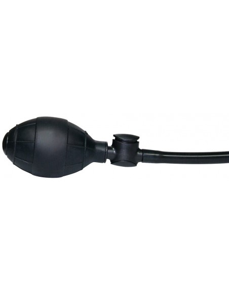 Korek analny pompowany True Black Vibrating Plug - Korki analne pompowane - 5