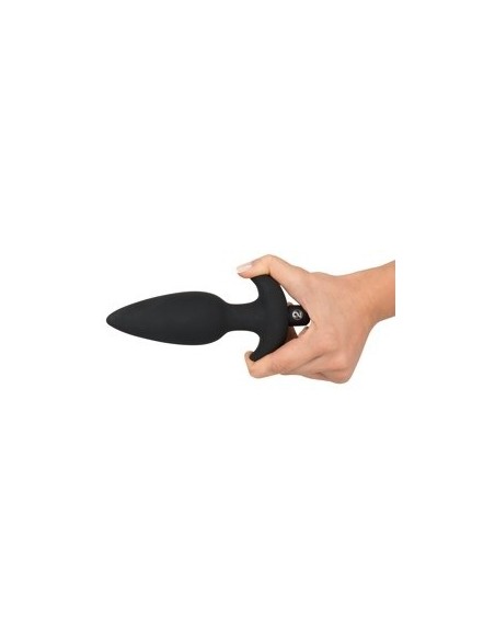 Korek analny wibrujący Black Velvet Large - Kulki i korki analne wibrujące - 1