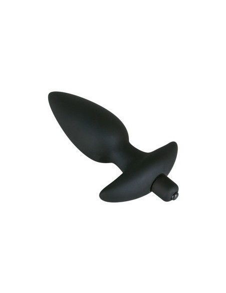 Korek analny wibrujący Black Velvet Large - Kulki i korki analne wibrujące - 4