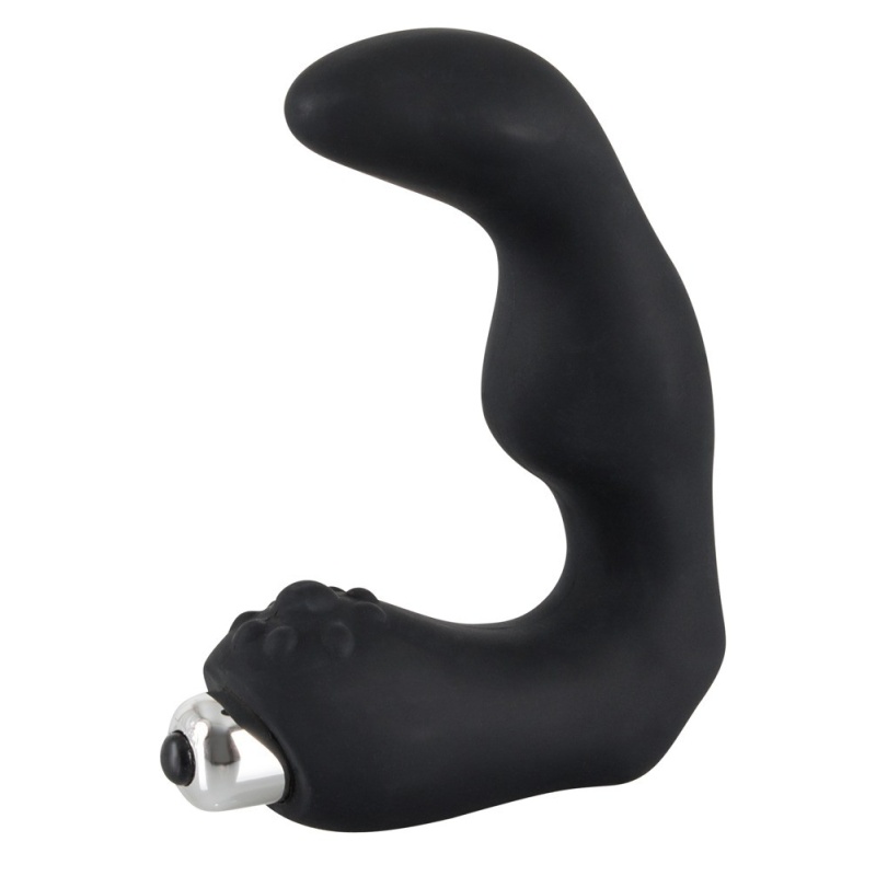 Stymulator prostaty Rebel – wibrator L-kształtny ze zdejmowanym jajkiem wibracyjnym, długość 12 cm - 1