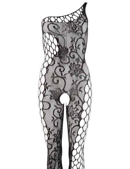 Bodystocking Catsuit Asymmetrical S-L - Bodystocking - 4