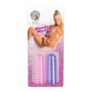 Nakładki na palce Love Fingers x 2 – zestaw 2 teksturowanych rękawów PVC, 8 cm - 1