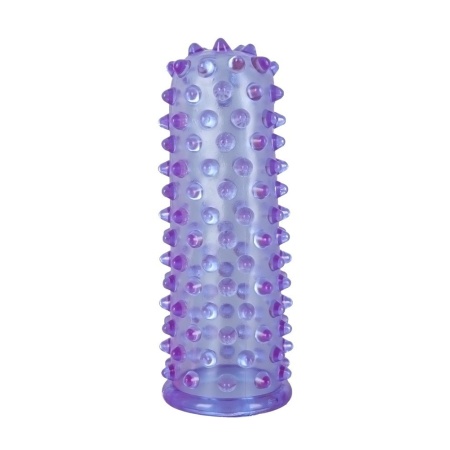 Nakładki na palce Love Fingers x 2 – zestaw 2 teksturowanych rękawów PVC, 8 cm - 4
